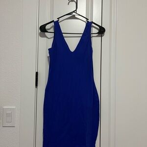 Wild Fable Royal Blue Backless Dress